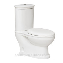 Fornecedor da China Banheiro Dois pedaços duplo flush Toilet Tampa de fechamento suave Ceramic Toilet